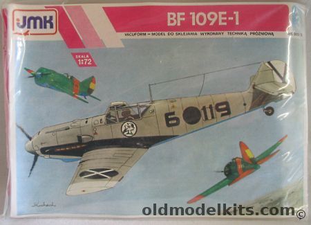JMK 1/72 Bf-109E-1 with Condor Legion Decals - Bagged, A3 plastic model kit